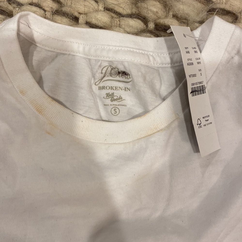 J. Crew Broken-in short-sleeve T-shirt - Picture 6 of 9
